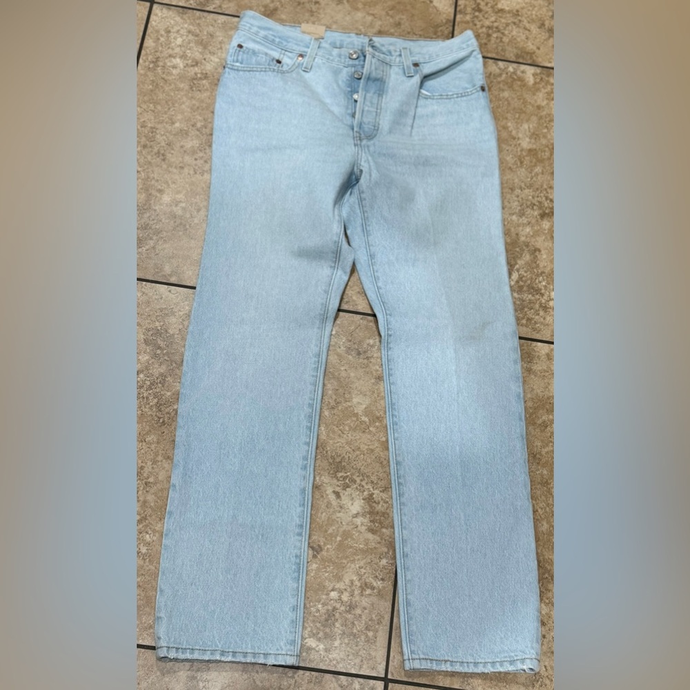 Levi's Men's Straight Jeans in Light Blue